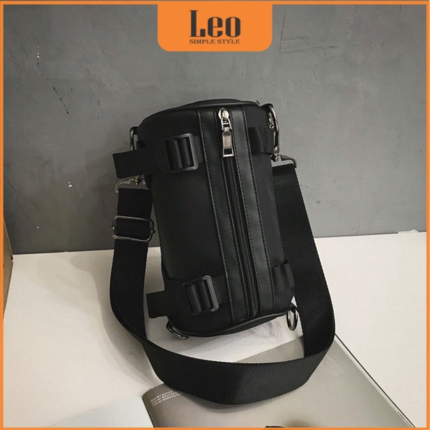 Túi đeo chéo Nam Nữ Mini nhỏ gọn LEO Slim Bag Unisex vải Oxford Nhập Khẩu Chống Thấm Nước Thiết Kế Thời Trang T67