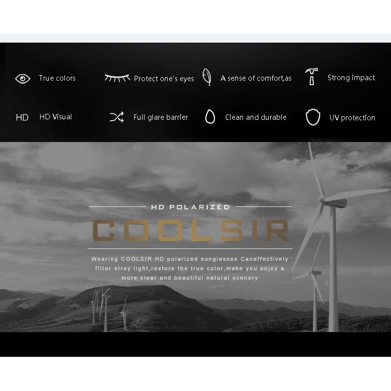 Kính Mát Phân Cực Phong Cách Retro Y1Bw | BigBuy360 - bigbuy360.vn