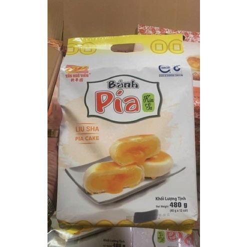 BÁNH PÍA KIM SA TRỨNG MUỐI TÂN HUÊ VIÊN DATE MỚI NHẤT