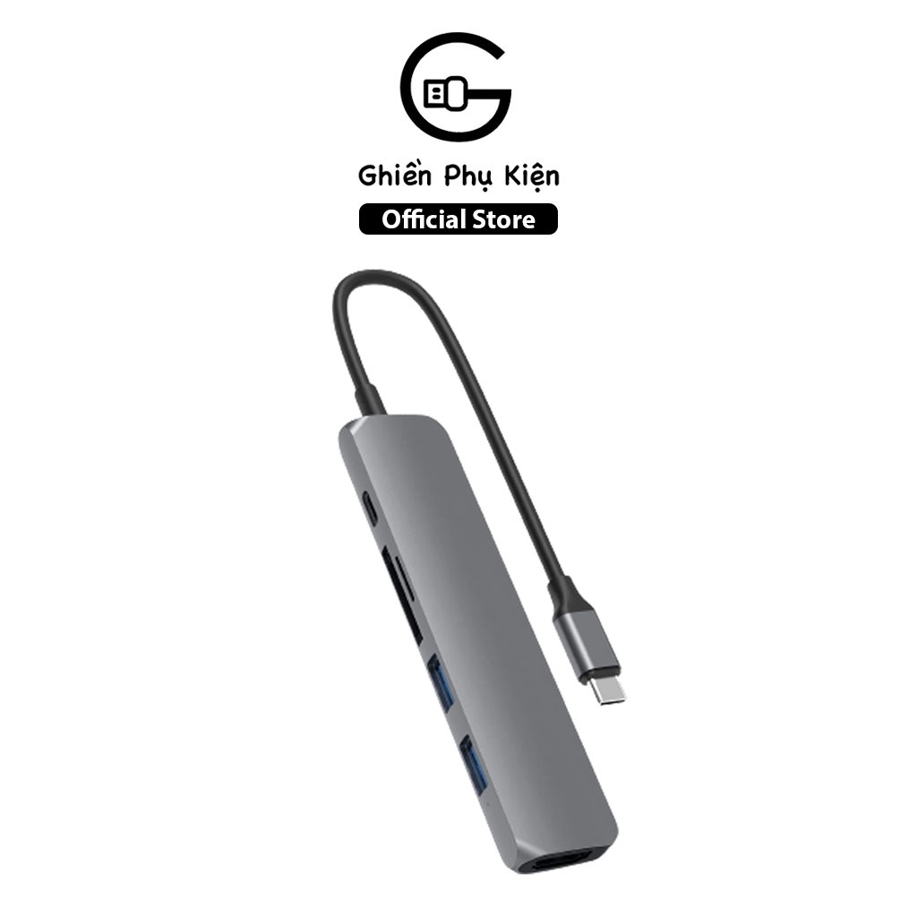 Cổng Chuyển HyperDrive Bar 6 IN 1 USB-C Hub Dành Cho Mac/PC/Devices