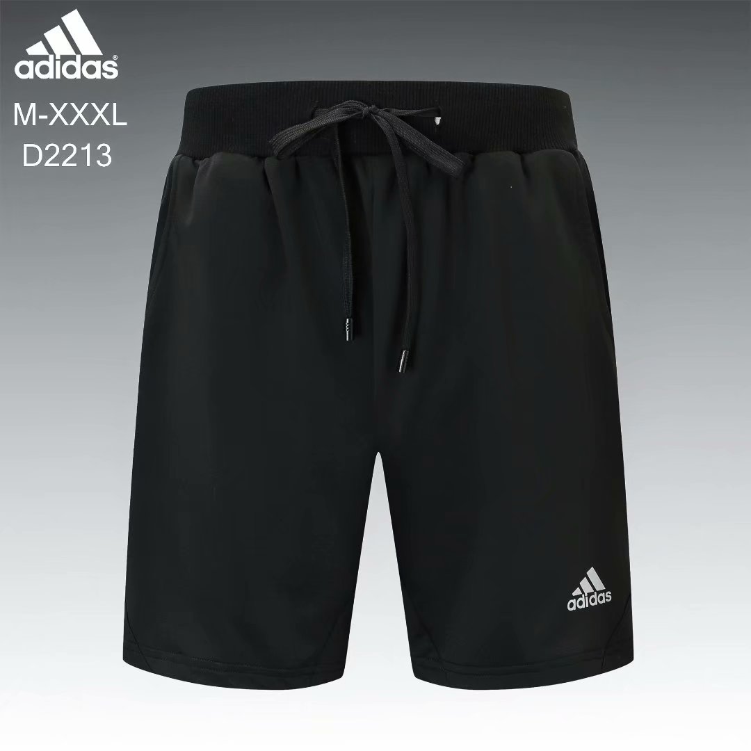 Original_Adidas Ready Stock Running Fitness with Pocket for Men's Leisure Sports Shorts Printing Quick Dry Casual Breathability Pants Elasticated Waist Shorts