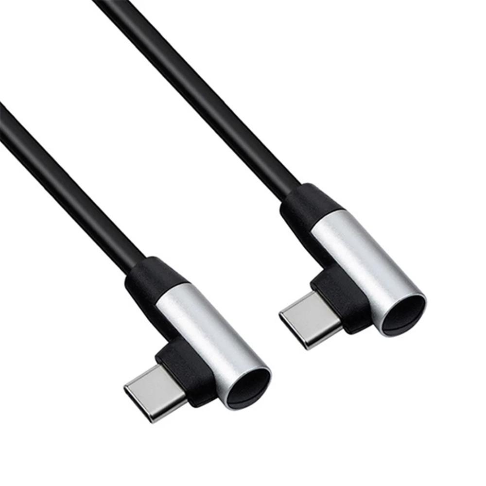 Cáp Sạc Nhanh 0.2m 0.5m 1m 2m Type C Sang Type C 90 Độ