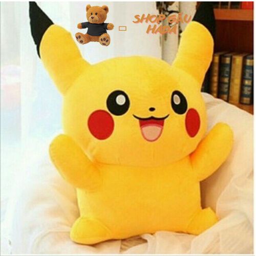 Gấu Bông Pikachu Hàng Quảng Châu Cao Cấp 30cm Màu Vàng