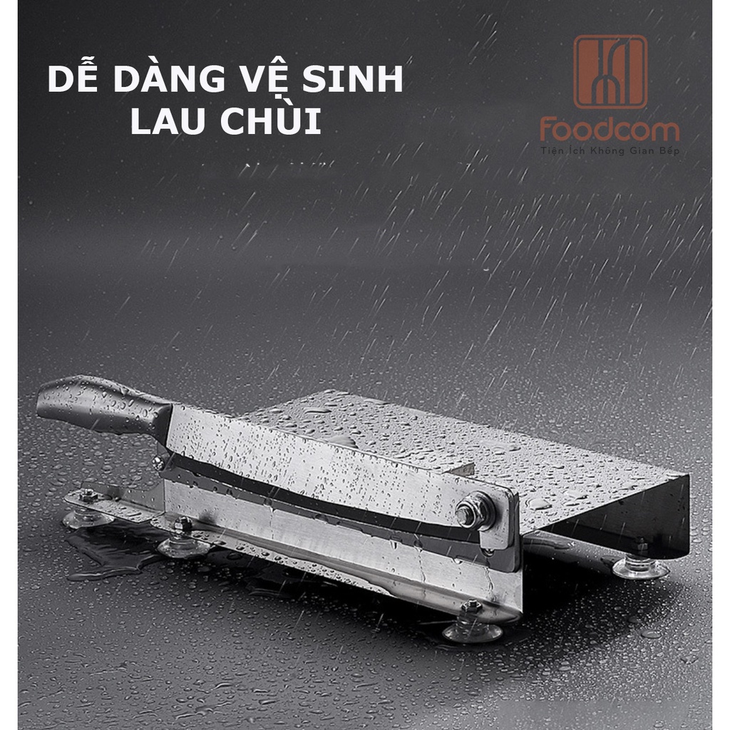 Máy thái thịt đa năng Foodcom, thái rau củ quả chính hãng thông minh tiện dụng tiết kiệm thời gian