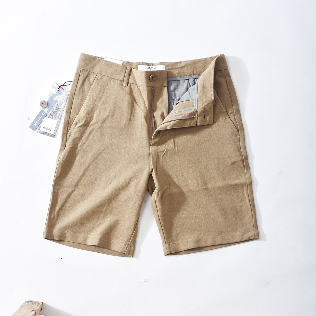 Quần short nam (đất) vải Wdven cao cấp của thời trang nam Routine