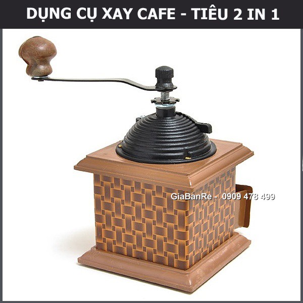 DỤNG CỤ XAY TIÊU, CÀ PHÊ 2 IN 1 - chọn 1 trong 2 size - 6203