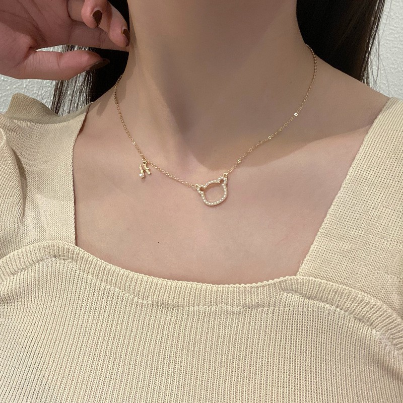 Dây chuyền vòng cổ Lolita MÀU VÀNG dễ thương xinh xắn siêu sang chảnh hot nhất 2021 V116