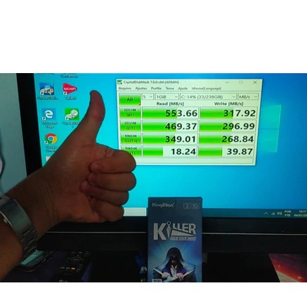 [FLASH SALE] Ổ cứng SSD 120G KingDian - Chính hãng bảo hành 3 năm!