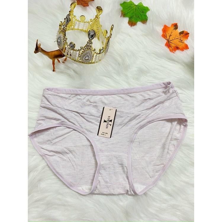 [CÓ SIZE 40-75KG] Quần lót bầu cotton lụa cao cấp cạp chéo HÀNG VIỆT NAM vải mềm mát kháng khuẩn LÓT MÀU TRẮNG giúp bầu