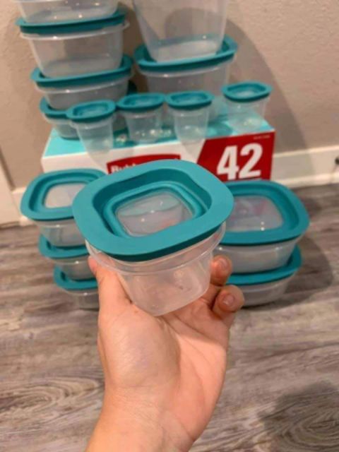 Set 21 hộp đựng thực phẩm rubbermaid - NẮP DẺO | BigBuy360 - bigbuy360.vn