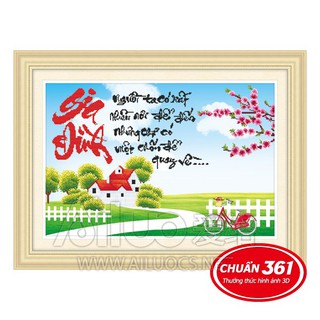 Tranh thêu chữ thập 3d Gia đình AL53333 (73x52) chưa thêu