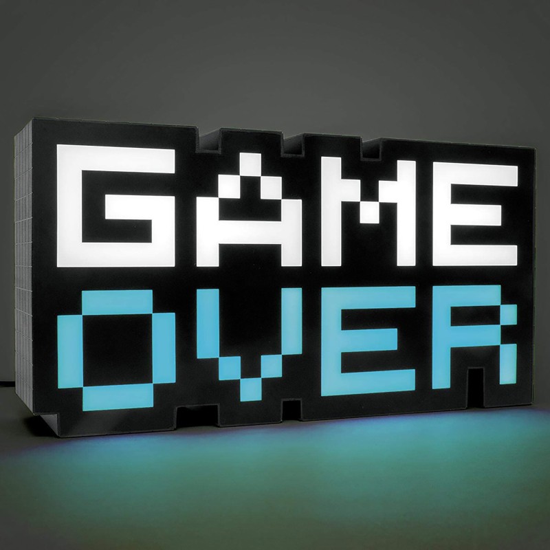 GAME OVER Sign Voice Control Game Icon Light Acrylic Atmosphere Neon Bar Decor