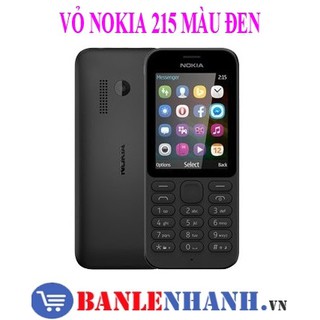 VỎ KHÔNG PHÍM NOKIA 215 MÀU ĐEN [VỎ ZIN, XỊN]