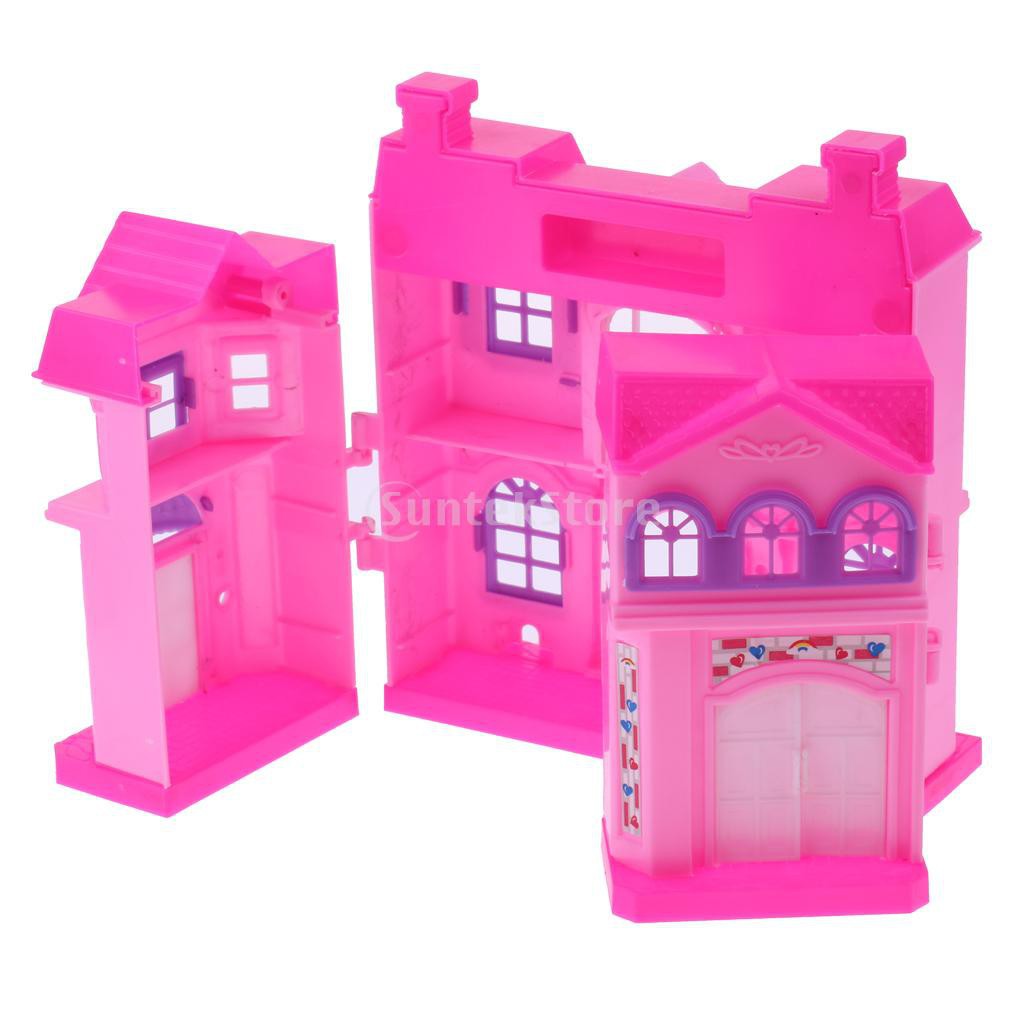 Ngôi nhà cổ tích bằng nhựa cho búp bê Barbie