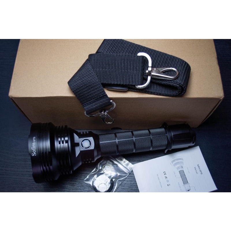 Đèn pin Sofirn SP70 - XHP70.2 5500lm - Pin Vapcell P54 - 5000k - chiếu xa 680m - đèn siêu sáng