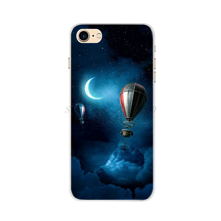 Ốp điện thoại silicone TPU mềm in hoạ tiết thích hợp cho iPhone 5 5S 6 6S 7 8 Plus X XR Xs Max