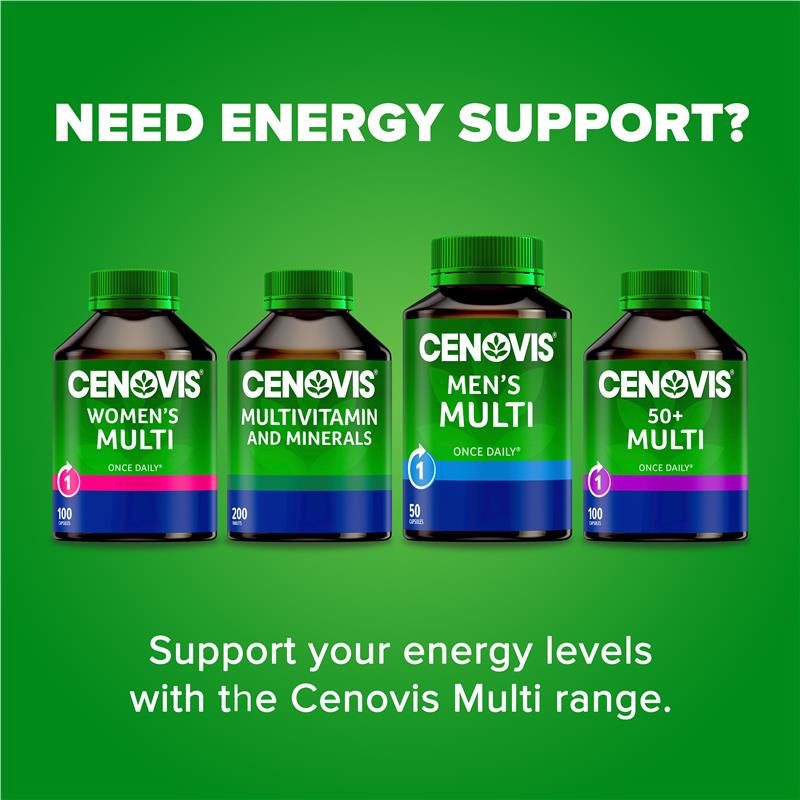 Viên uống CENOVIS Men's MULTI multivitamin 100 viên 50 viên, bổ sung vitamin tổng hợp năng lượng dành cho nam