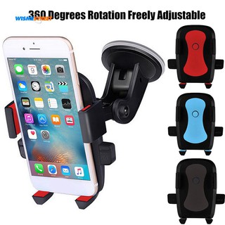 Kẹp giữ điện thoại 4-6.8inch gắn ô tô có thể xoay 360 độ tiện dụng
