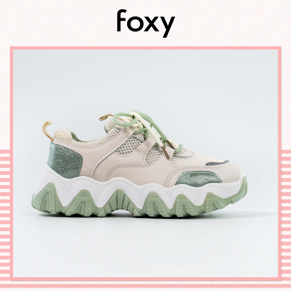 Giày Sneaker Nữ FOXY Tăng Chiều Cao 3 Cm Phong Cách Ulzzang Hàn Quốc - FOX013