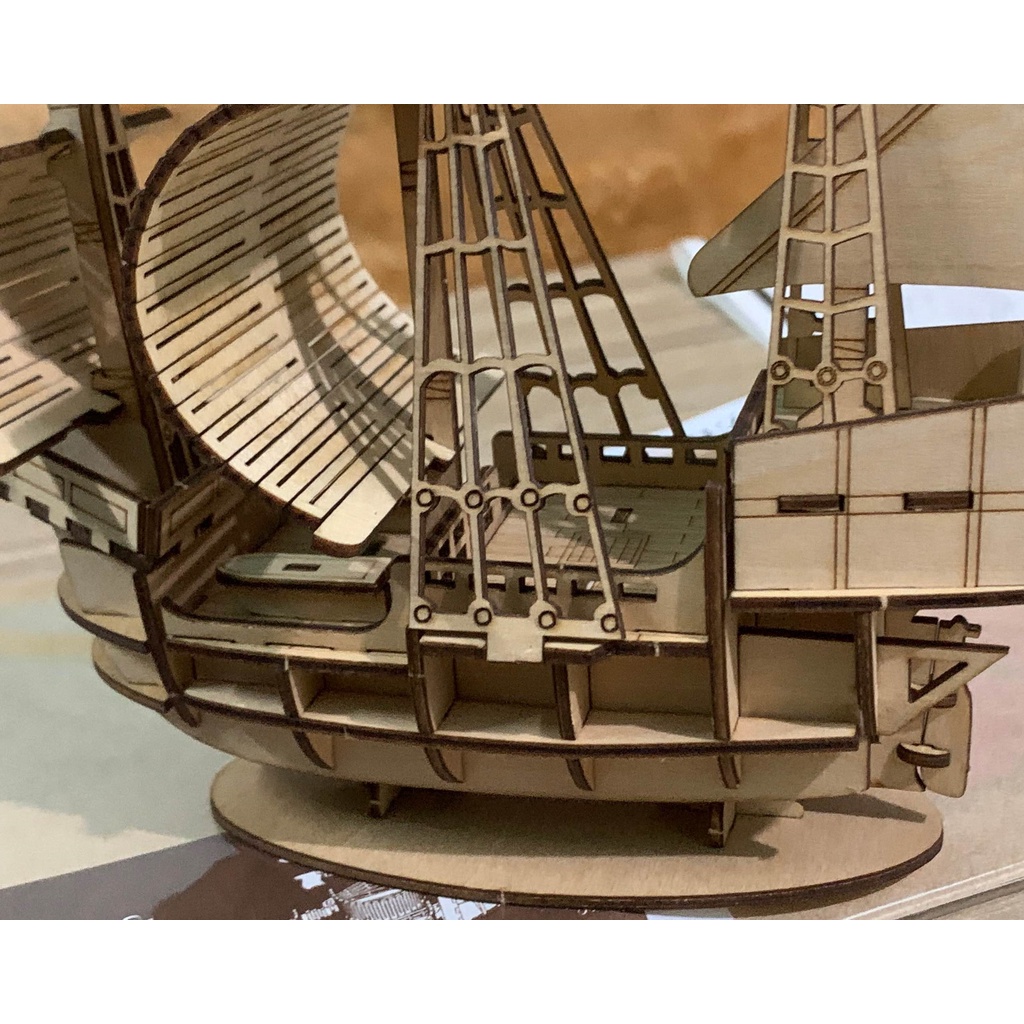 Đồ chơi lắp ráp gỗ 3D Mô hình Thuyền Buồm Sailing Ship