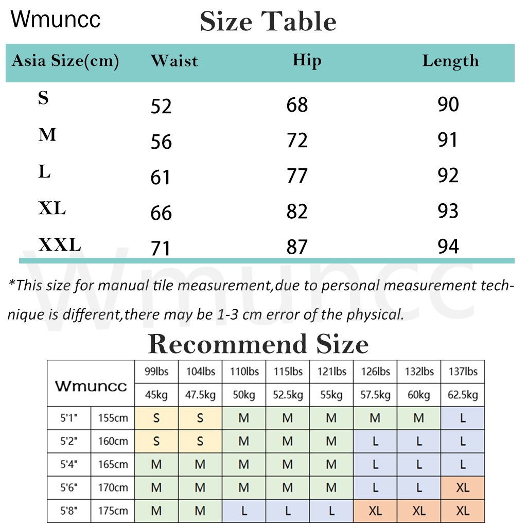 Wmuncc Quần Jean Tập Yoga Lưng Cao Phối Túi Đôi Thời Trang Trẻ Trung Cho Nữ