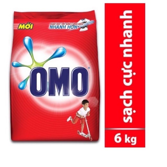 Bột giặt ô mô giặt tay 6 kg và 5,5kg