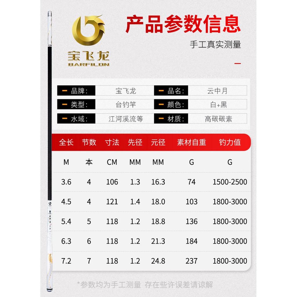 Cần câu Barfilon Vân Trung Nguyệt