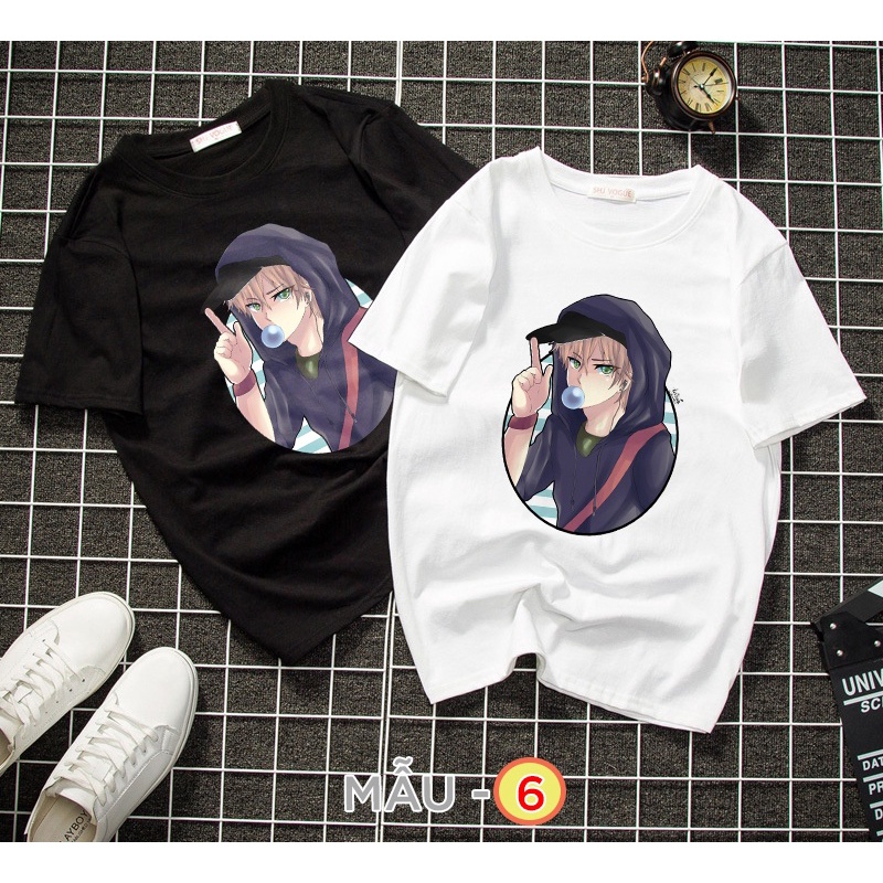 Áo thun tay lỡ nam nữ [BST - 03] - Áo phông form rộng Unisex họa tiết anime độc đáo vải dày mịn | BigBuy360 - bigbuy360.vn