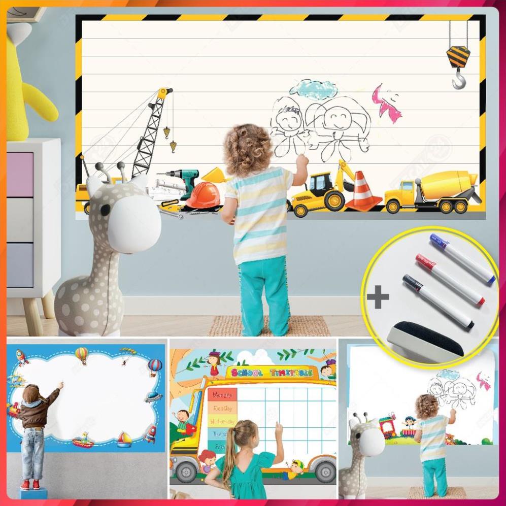 Decal Bảng Dán Tường Viết Bằng Bút Lông - Nhiều mẫu thiết kế đẹp decal cho bé chất lượng và an toàn Shop Châu