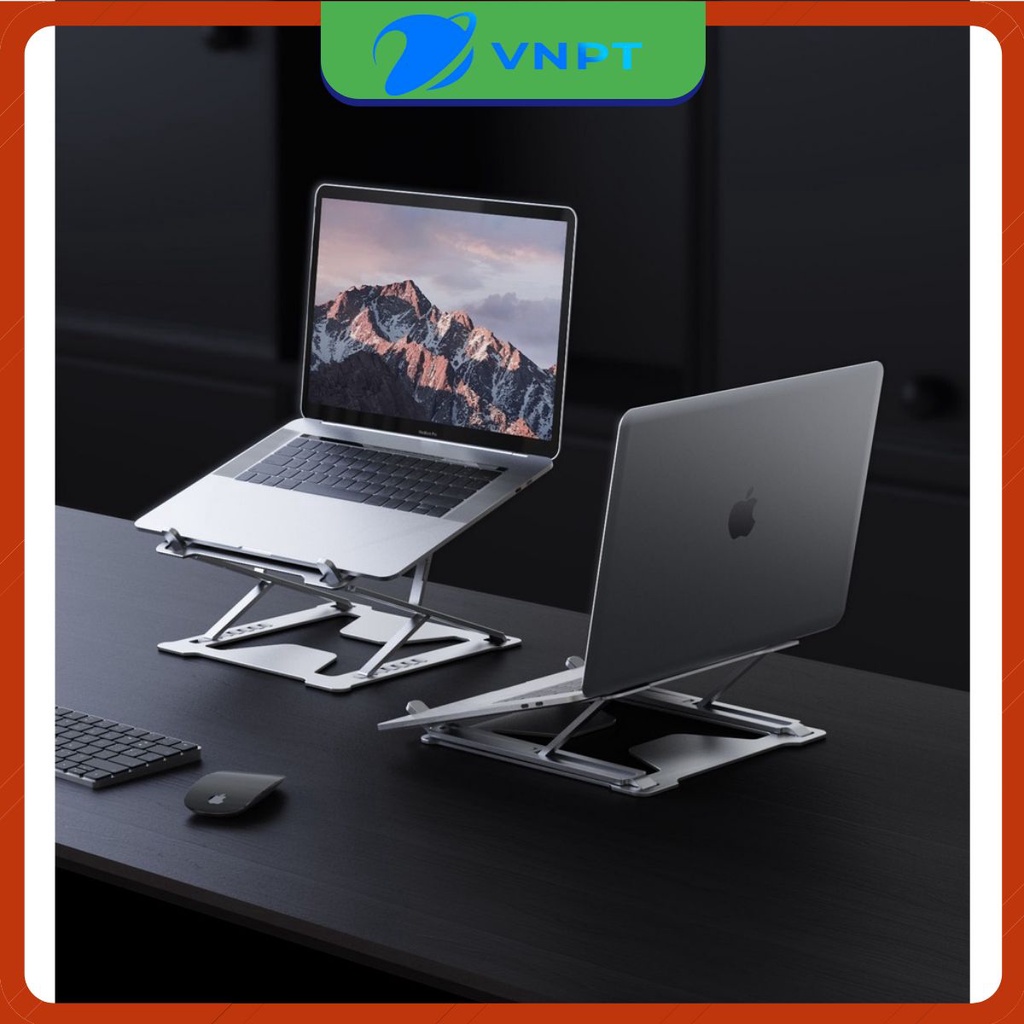 P17 Giá đỡ để laptop stand notebook Macbook máy tính xách tay hợp kim nhôm có thể tháo rời kiêm tản nhiệt.