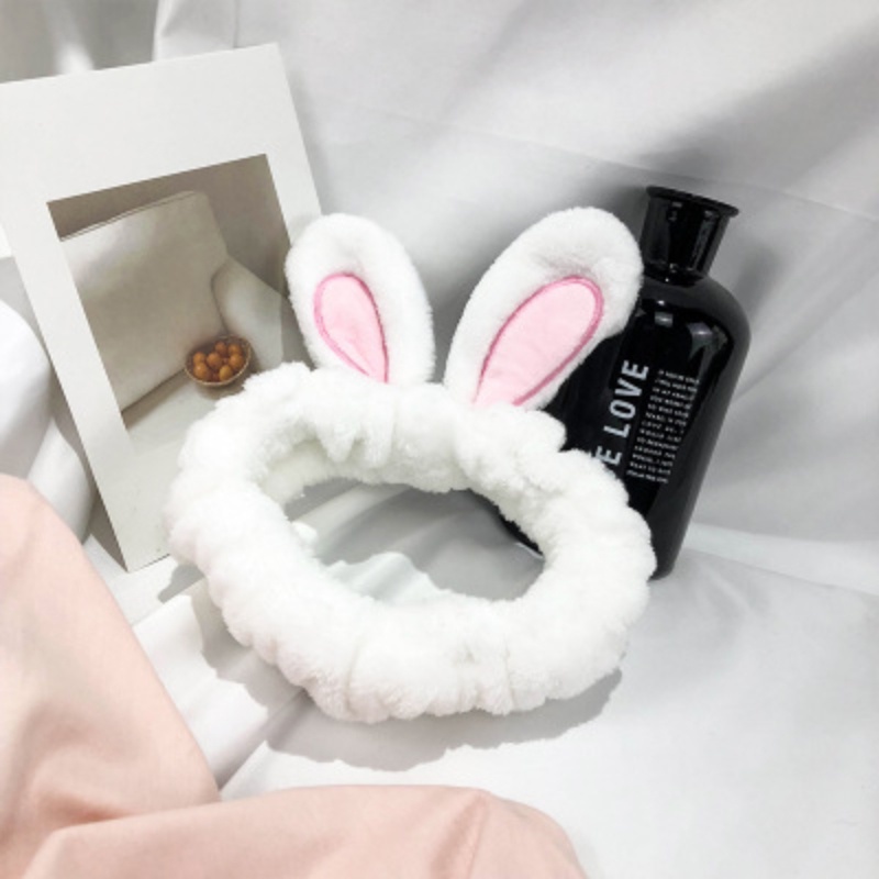 Băng Đô Tai Thỏ Dễ Thương Phong Cách Hàn Quốc