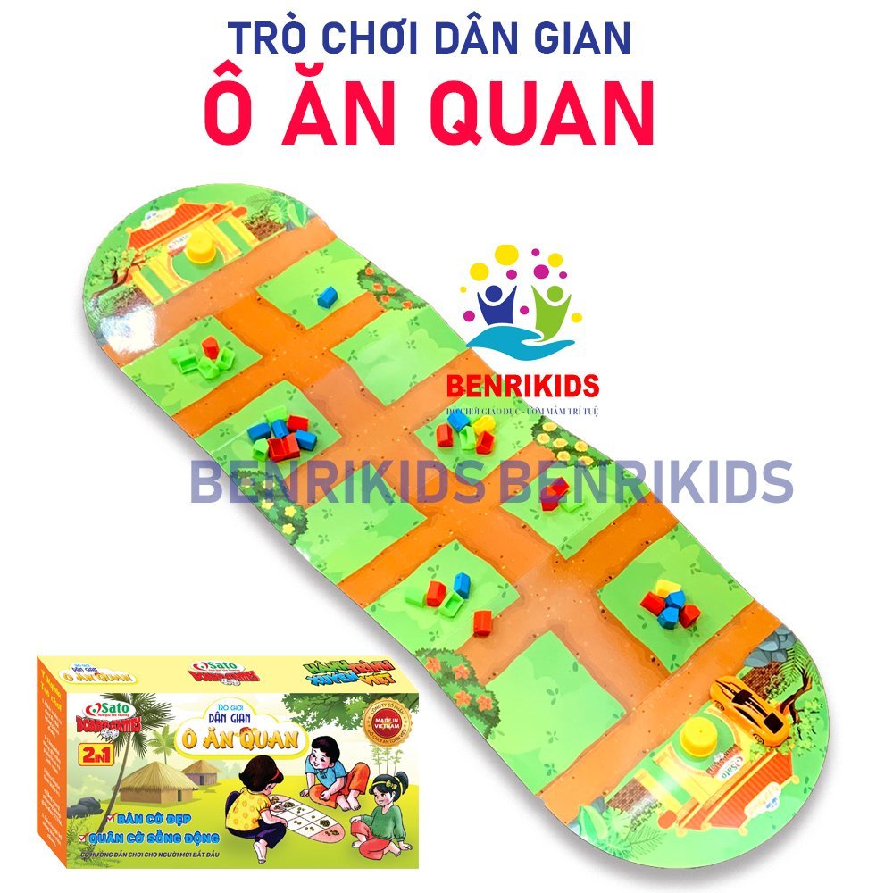 Đồ Chơi Giáo Dục Trẻ Em, Bộ Đồ Chơi Ô Ăn Quan 2 Trong 1 Cho Bé Vui Chơi, Phát Triển Tư Duy, Đồ Chơi Chính Hãng Sato