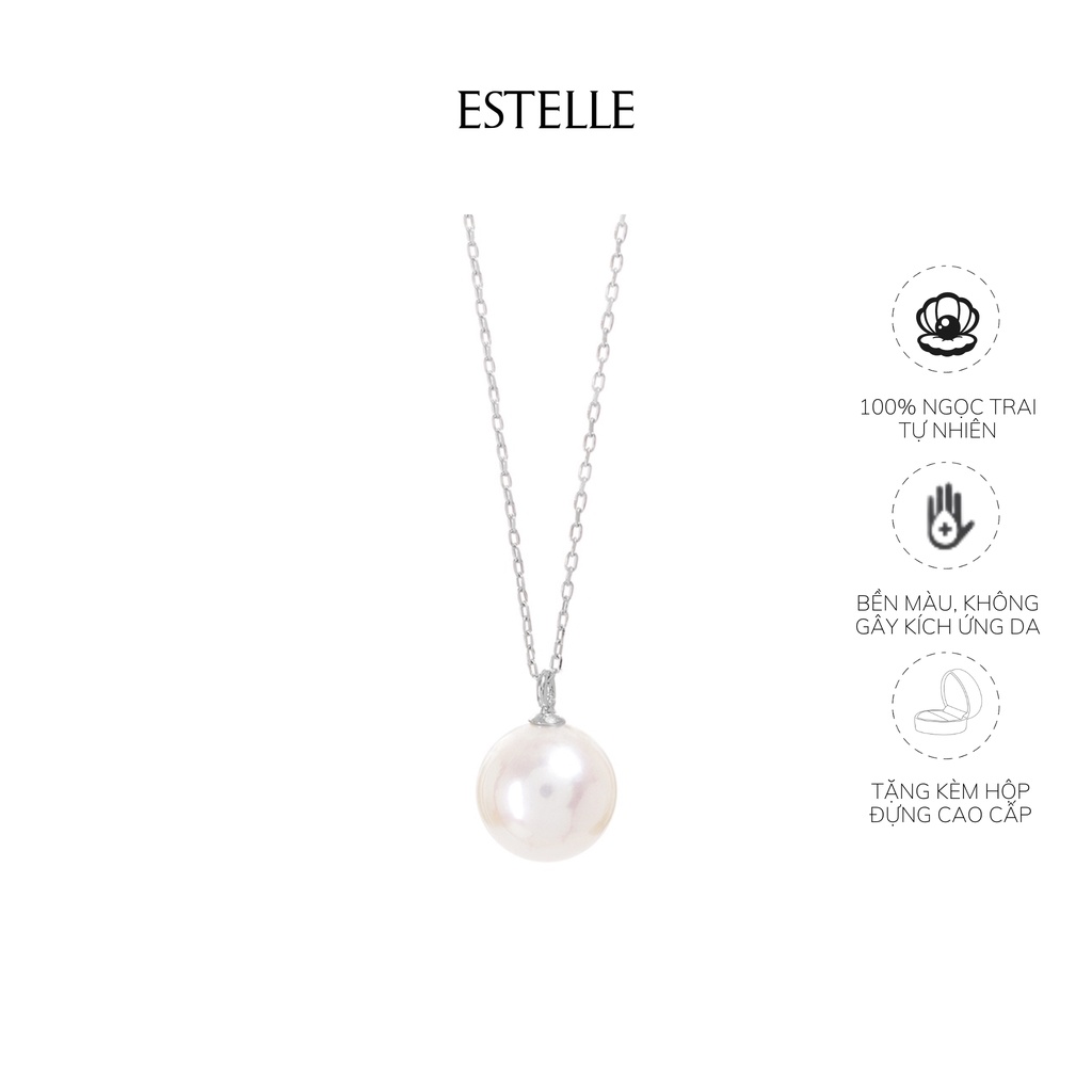 Dây chuyền vàng trắng đính hạt Ako ya ESTELLE