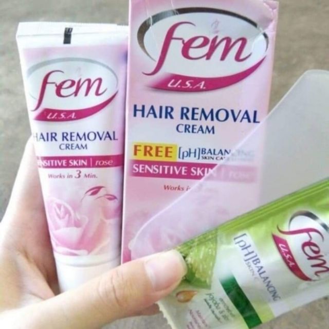 Kem Tẩy Lông Fem (HAIR REMOVAL CREAM 40G) HỒNG THÁI LAN