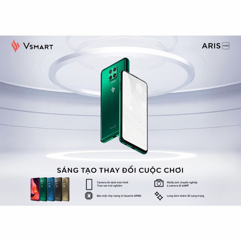 Điện thoại Vsmart Aris  và vsmart live 4 mới nguyên seal - Hàng Chính Hãng