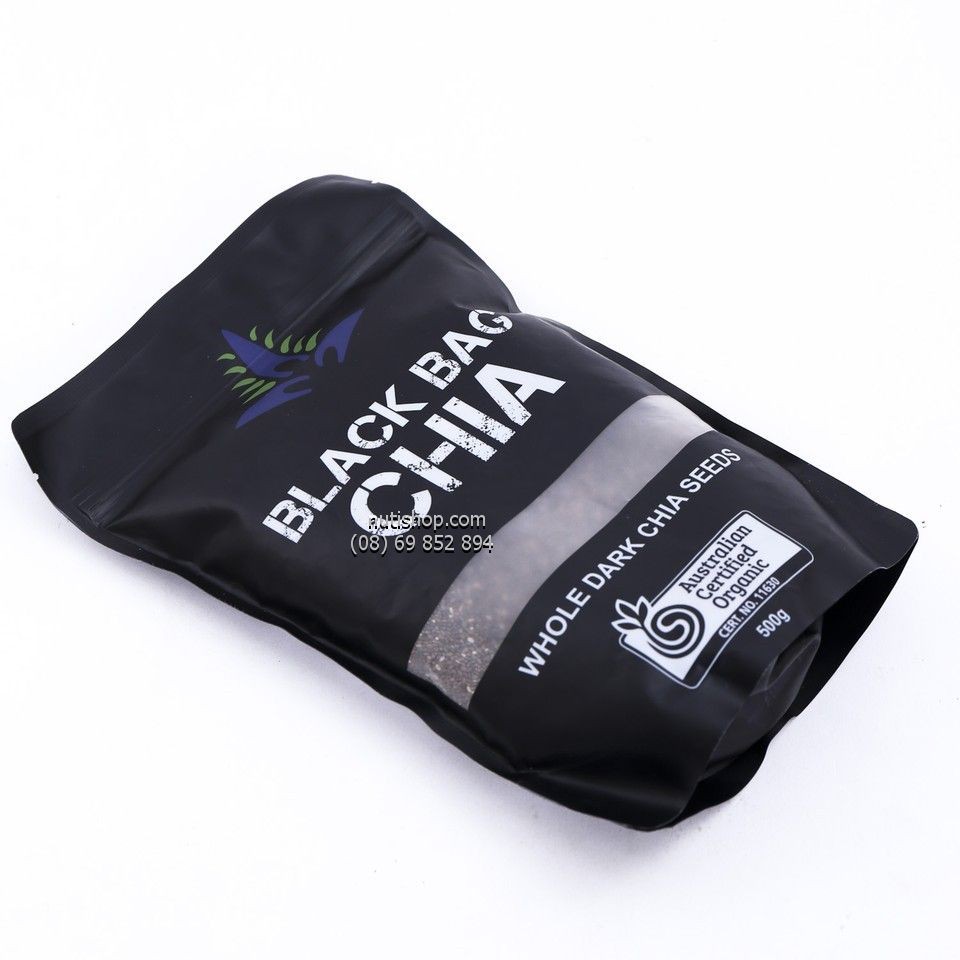 Hạt chia úc BLACK BAG CHIA Túi Đen 500gr (Hàng Chuẩn) (HSD tháng 12/2022) | BigBuy360 - bigbuy360.vn