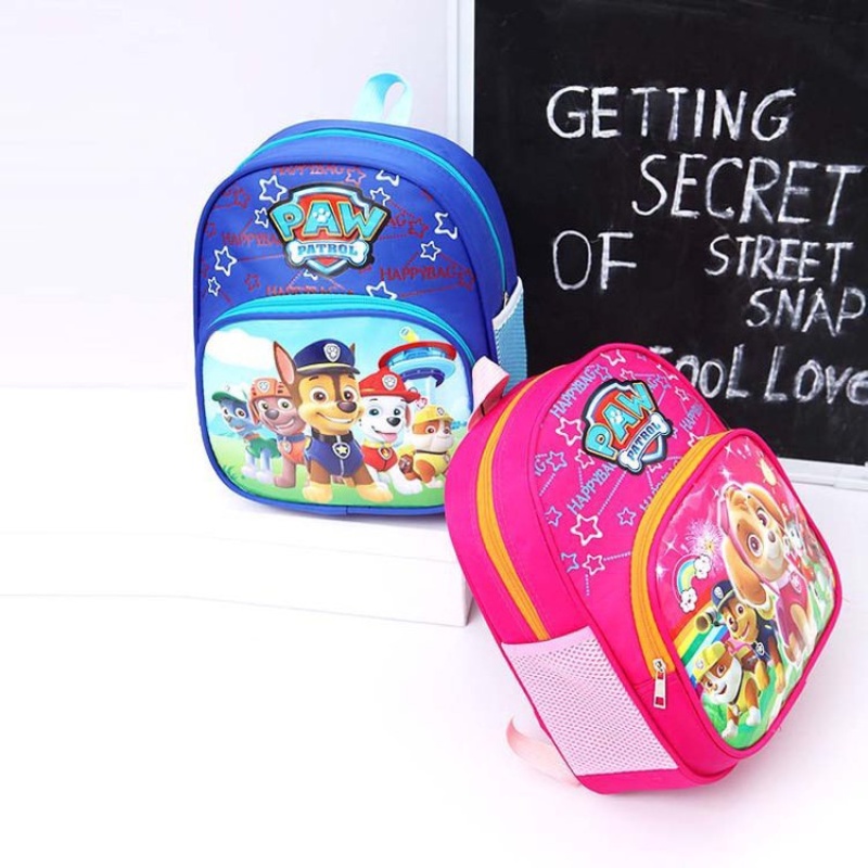 Ba lô đi học mẫu giáo mầm non,  balo đội chó cứu hộ Paw Patrol cho bé trai bé gái siêu nhẹ 2 ngăn Xu Xu Kids