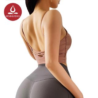 Áo thể thao MOVING PEACH tập Yoga/Thể hình chống sốc