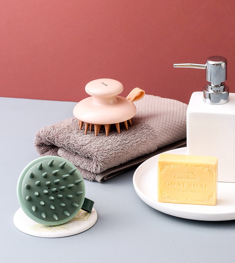 (Hàng Mới Về) Lược Silicon Mát Xa Đa Năng Tiện Dụng | BigBuy360 - bigbuy360.vn