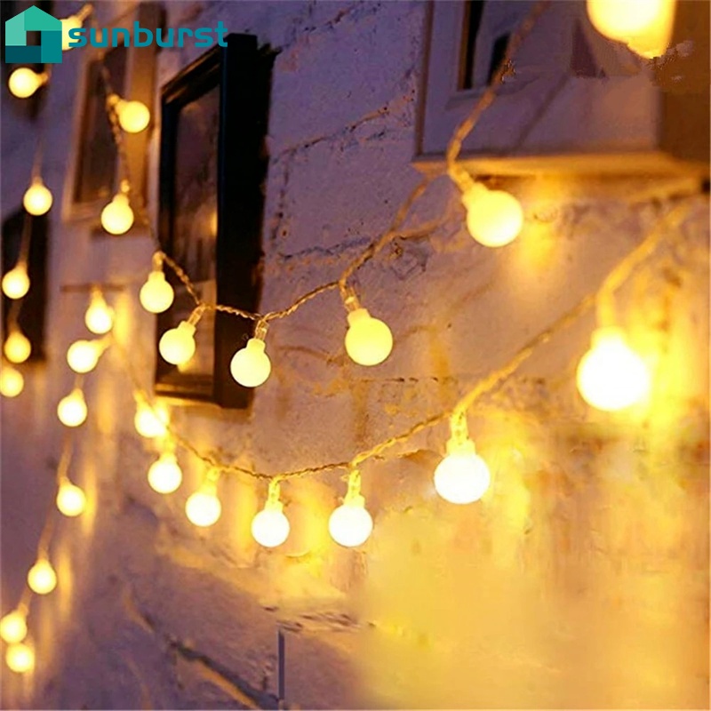 Dây Đèn LED Ánh Sáng Trắng Ấm Sạc USB Trang Trí Nhà Hàng / Tiệc Cưới / Giáng Sinh Năm Mới