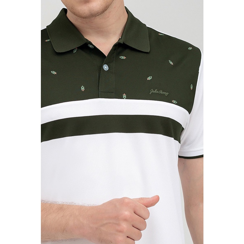 Áo thun nam cổ bẻ tay ngắn , chuẩn form, sang trọng, thanh lịch John Henry - KS22SS10T-SCHE