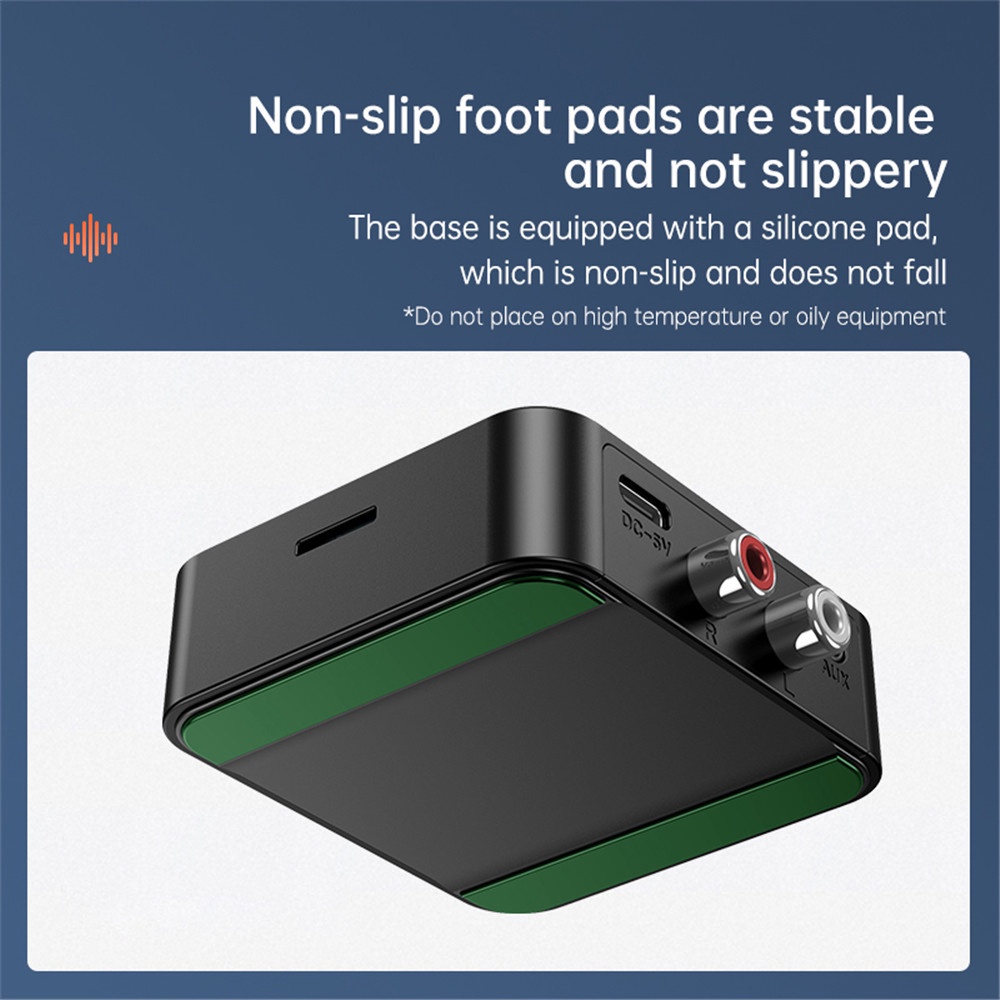 Thiết Bị Thu Phát Âm Thanh Bluetooth 5.0 3D Không Dây RCA TF Card 3.5mm Cho Xe Hơi