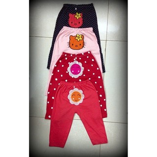 Quần baggy nữ họa tiết đai vuông