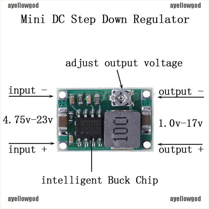 Mô Đun Hạ Áp DC-DC 3A Từ 5V-23V Xuống 3.3V 6V 9V