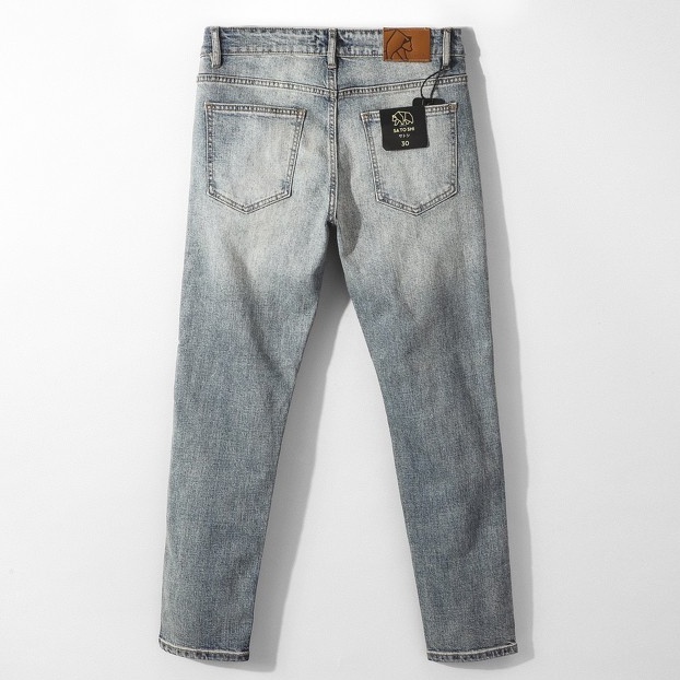 |Hẻm Store| Quần jean nam, quần bò nam SATOSHI SAQJ25 dáng ôm form slimfit co giãn | BigBuy360 - bigbuy360.vn
