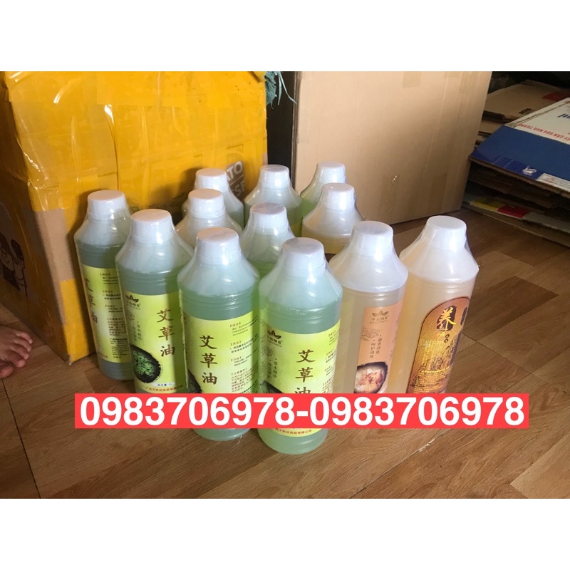 Dầu massager vai gáy, dầu gừng-ngải massger body