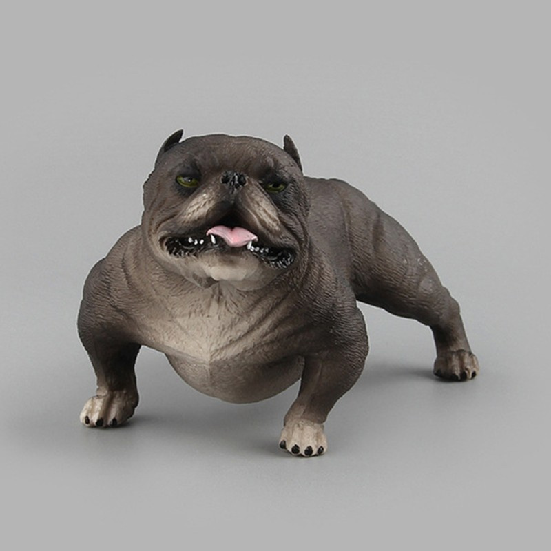 Mô hình chó bulldog dùng để trang trí