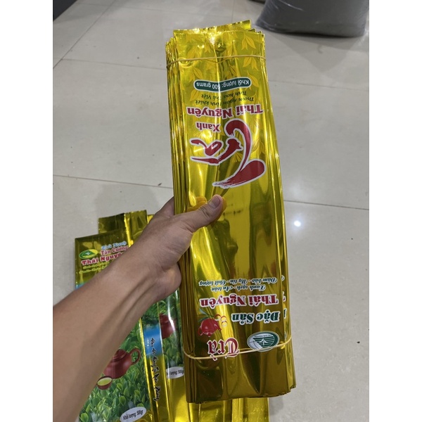 10 túi đóng chè thái nguyên hút chân không 500gram