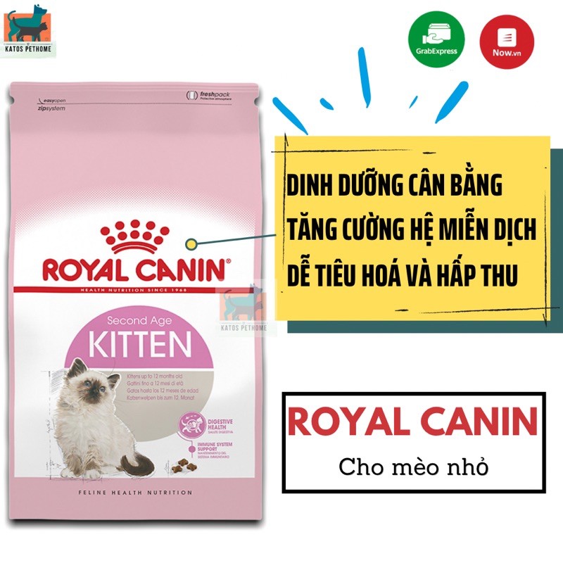 Thức ăn mèo Royal canin kitten bao nguyên 2kg