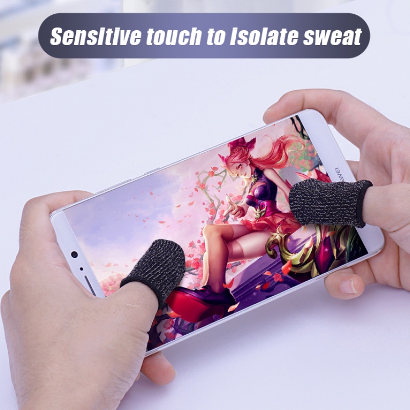 Kho ngón tay chơi game siêu mỏng màn hình cảm ứng không trơn trượt và chống thấm mồ hôi thiết bị tốt quầy bán ngón tay chơi game gà